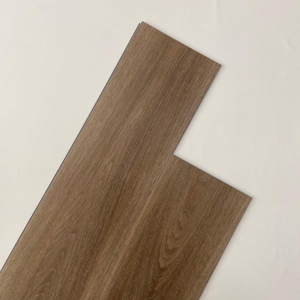 Vinylboden harte Holz-Struktur mittelbraun -SPC-